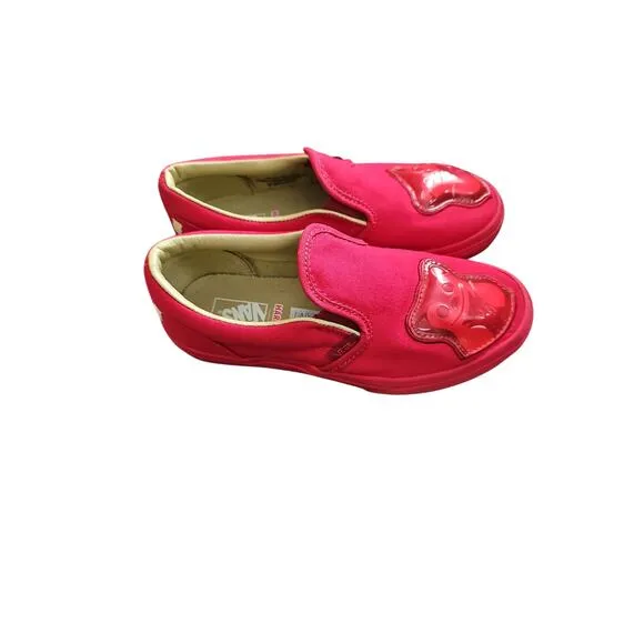 Vans Hariboo gummy Bears red slip on sneakers sz 2 big kid