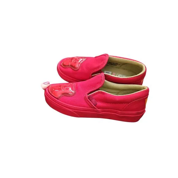 Vans Hariboo gummy Bears red slip on sneakers sz 2 big kid
