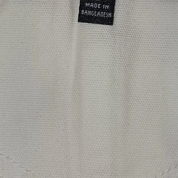 Vans Women's Large Ground Work Shortall Marshmallow White Overalls VN000G8WFS8