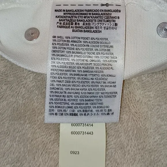 Vans Women's Large Ground Work Shortall Marshmallow White Overalls VN000G8WFS8