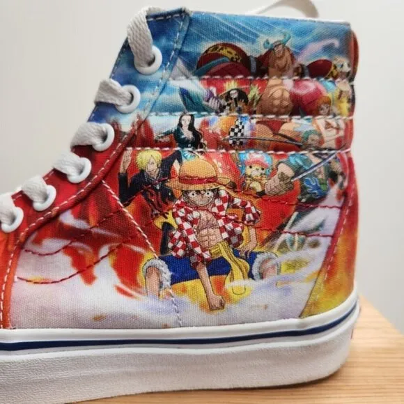 Vans x One Piece 2022 Sk8-Hi &quot;Punk Hazard&quot; Limited Edition Size 3.5 M/5 W