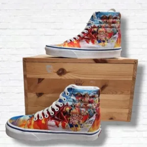 Vans x One Piece 2022 Sk8-Hi &quot;Punk Hazard&quot; Limited Edition Size 3.5 M/5 W
