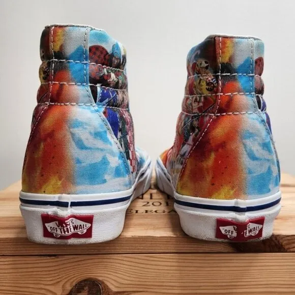 Vans x One Piece 2022 Sk8-Hi &quot;Punk Hazard&quot; Limited Edition Size 3.5 M/5 W