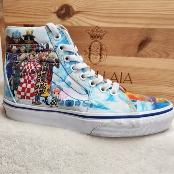 Vans x One Piece 2022 Sk8-Hi &quot;Punk Hazard&quot; Limited Edition Size 3.5 M/5 W