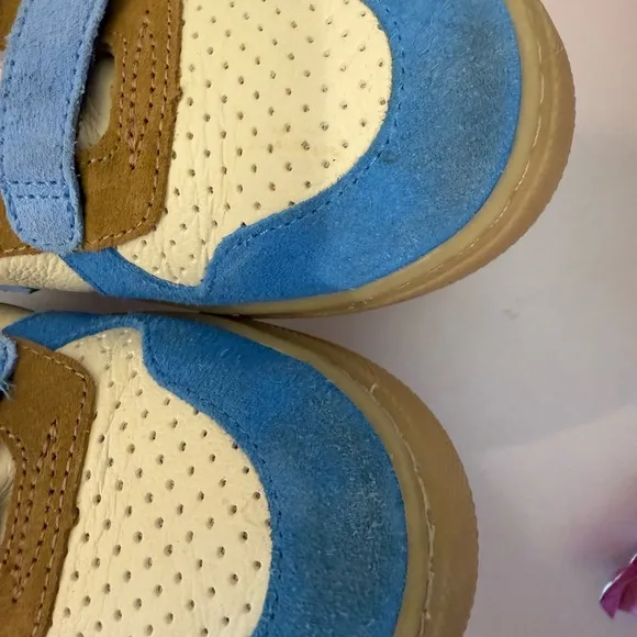 VEJA Kids Blue and Brown Sneakers