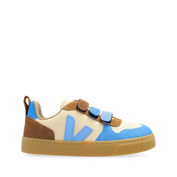 VEJA Kids Blue and Brown Sneakers