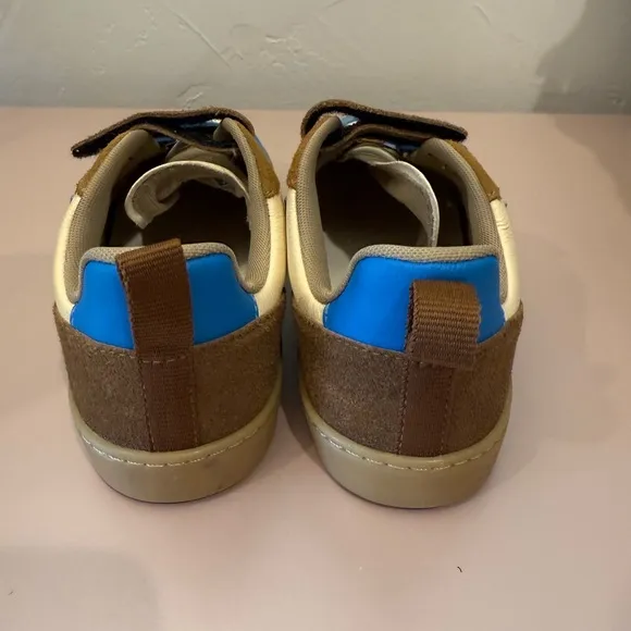 VEJA Kids Blue and Brown Sneakers