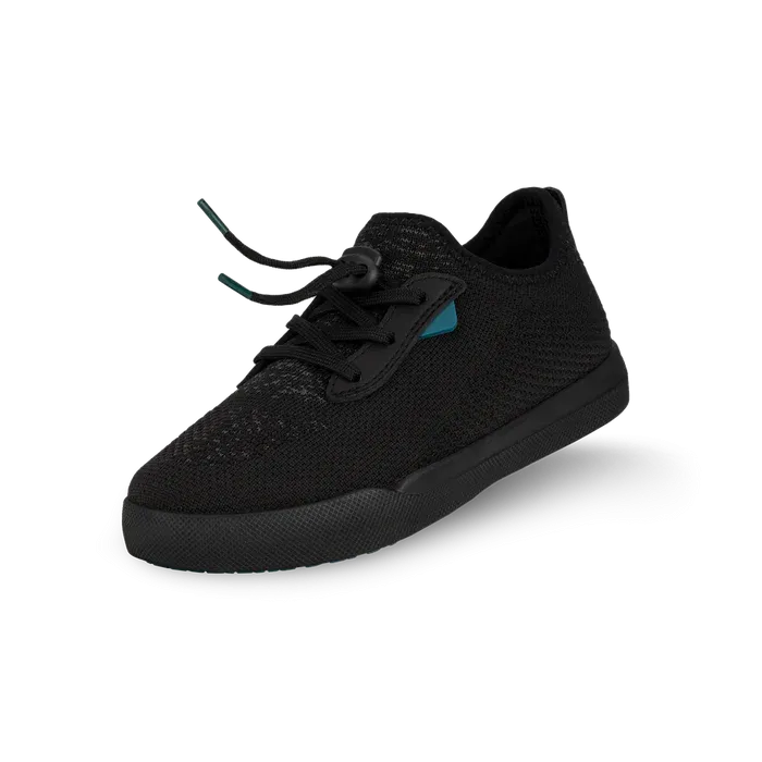 Vessi Asphalt Black on Black Children's Weekend Sneaker