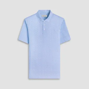 Victor Leaf Print OoohCotton Polo Shirt