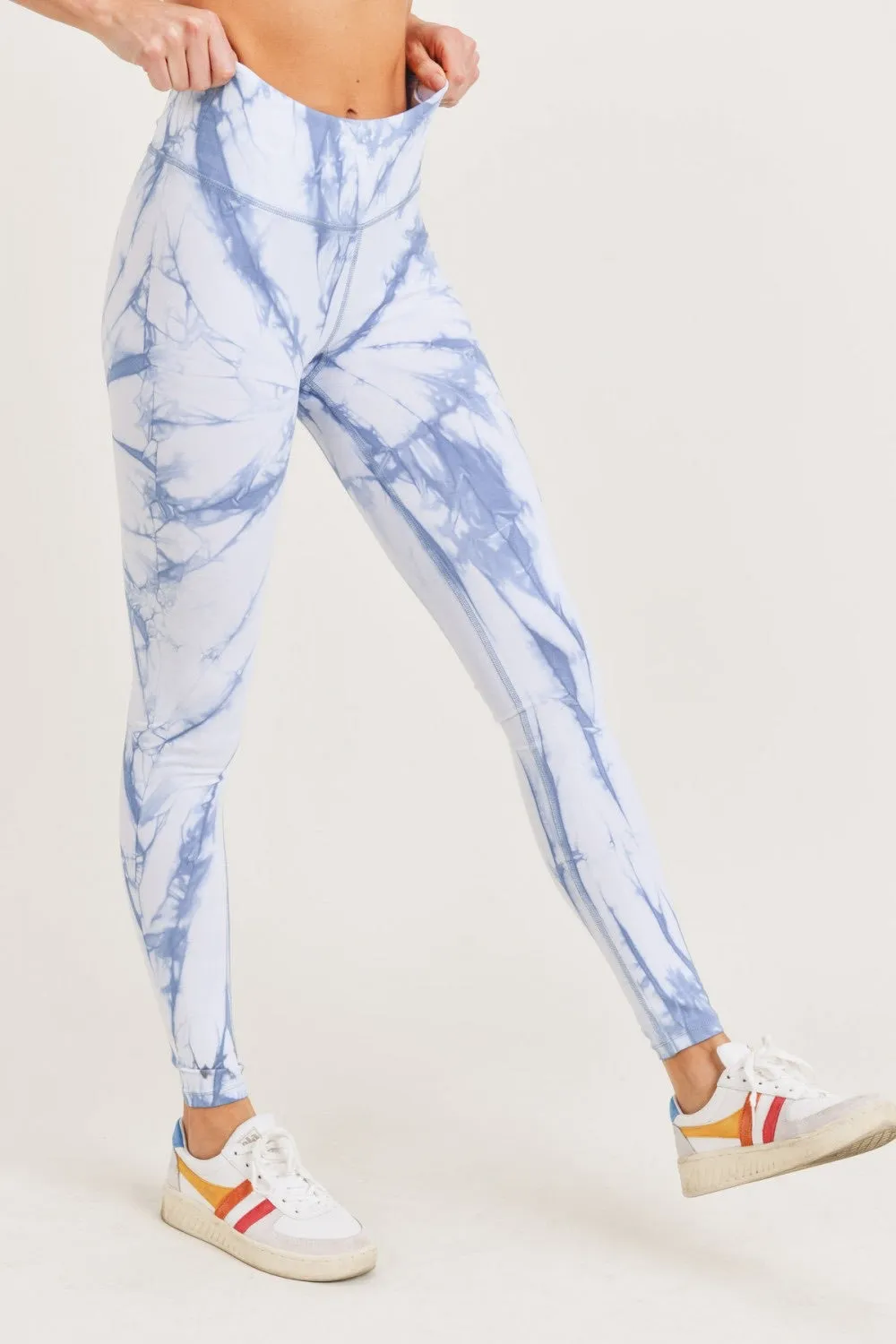 Vortex Tie-Dye Leggings-2 Colors Available