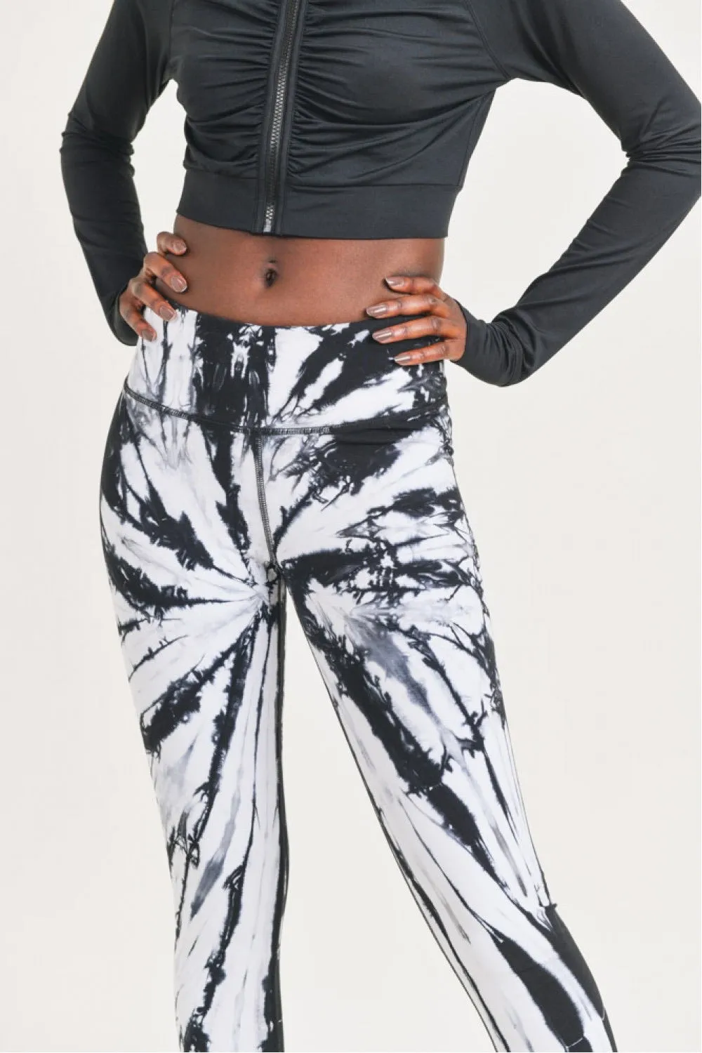 Vortex Tie-Dye Leggings-2 Colors Available