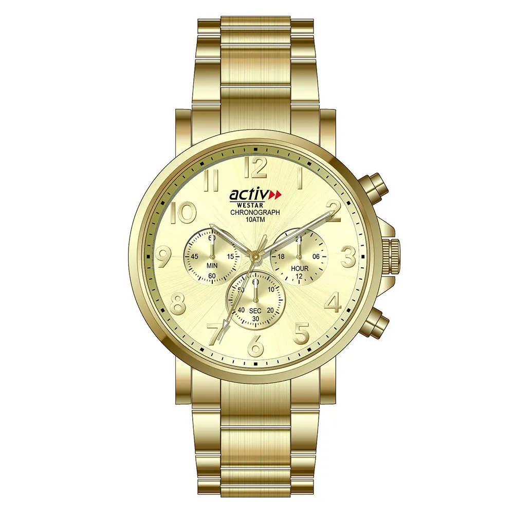 Westar Activ Gents Casual Sports Quartz Watch - 90270GPN102