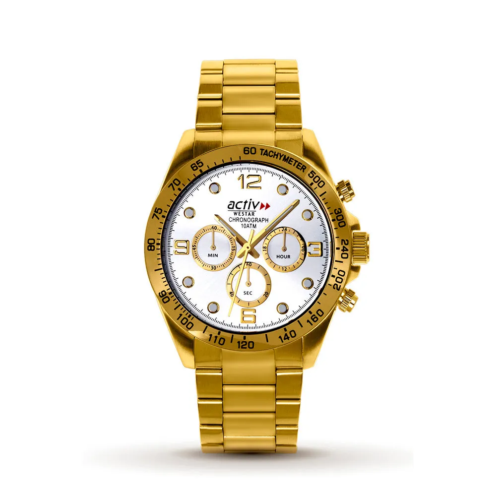 Westar Activ Gents Casual Sports Quartz Watch - 90272GPN101