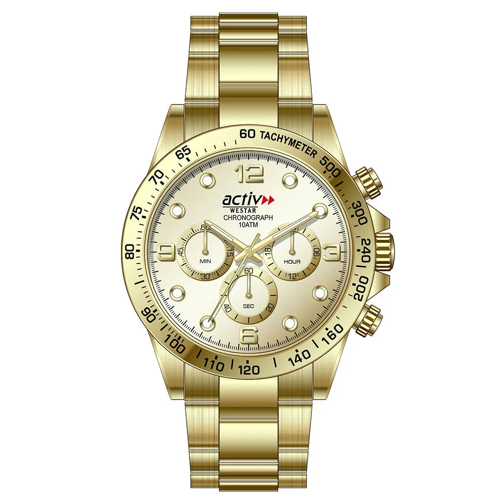 Westar Activ Gents Casual Sports Quartz Watch - 90272GPN102