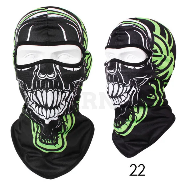 Winter face Hats Quick-drying Breathable Skull Cap Outdoor -Horror Mask
