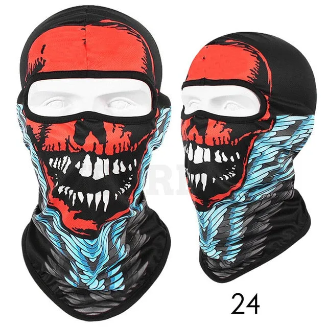 Winter face Hats Quick-drying Breathable Skull Cap Outdoor -Horror Mask