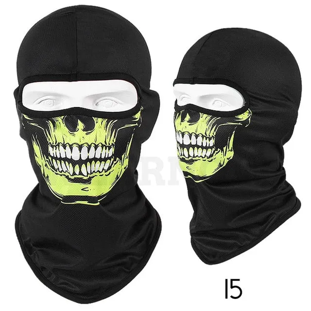 Winter face Hats Quick-drying Breathable Skull Cap Outdoor -Horror Mask