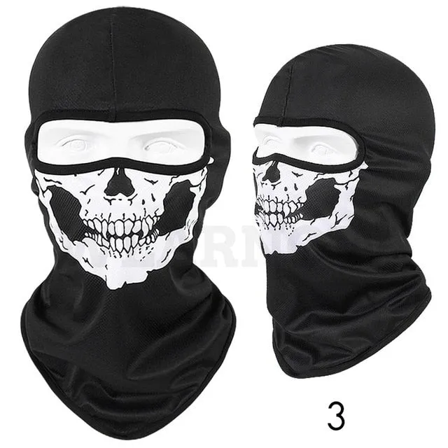 Winter face Hats Quick-drying Breathable Skull Cap Outdoor -Horror Mask