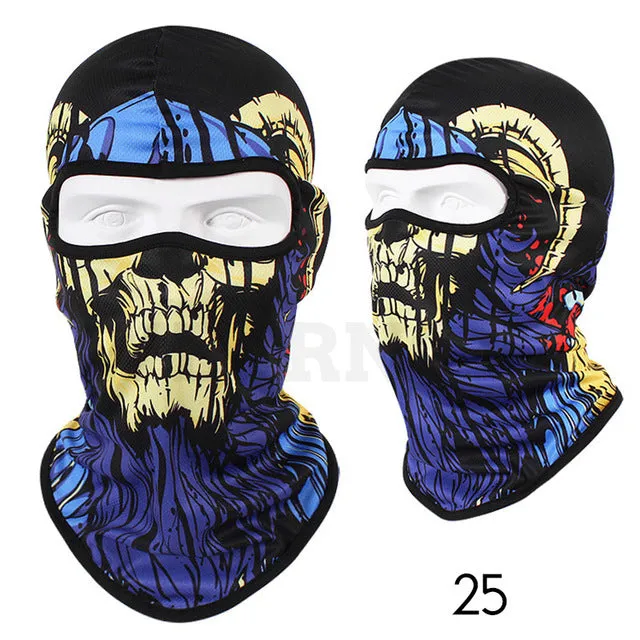 Winter face Hats Quick-drying Breathable Skull Cap Outdoor -Horror Mask