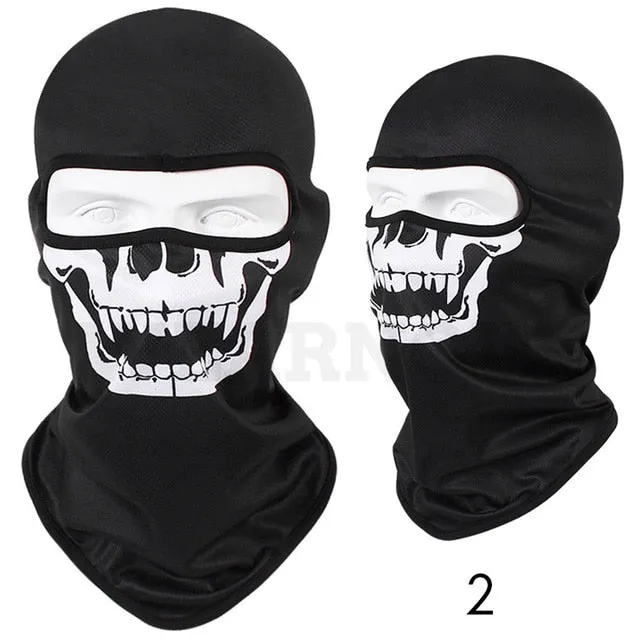 Winter face Hats Quick-drying Breathable Skull Cap Outdoor -Horror Mask