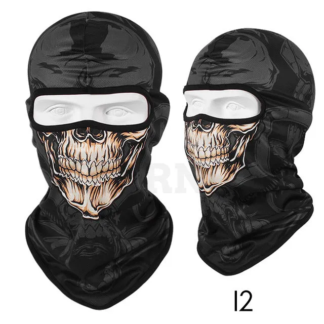 Winter face Hats Quick-drying Breathable Skull Cap Outdoor -Horror Mask