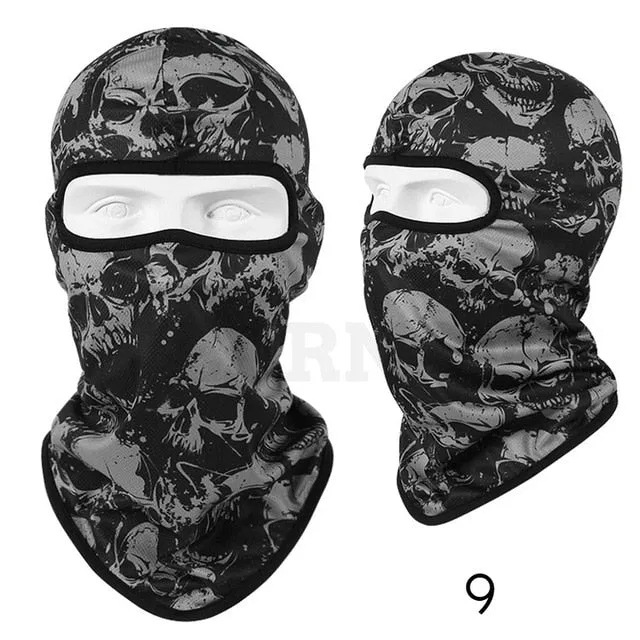Winter face Hats Quick-drying Breathable Skull Cap Outdoor -Horror Mask