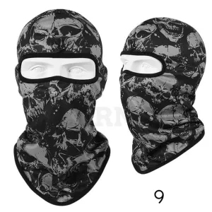 Winter face Hats Quick-drying Breathable Skull Cap Outdoor -Horror Mask
