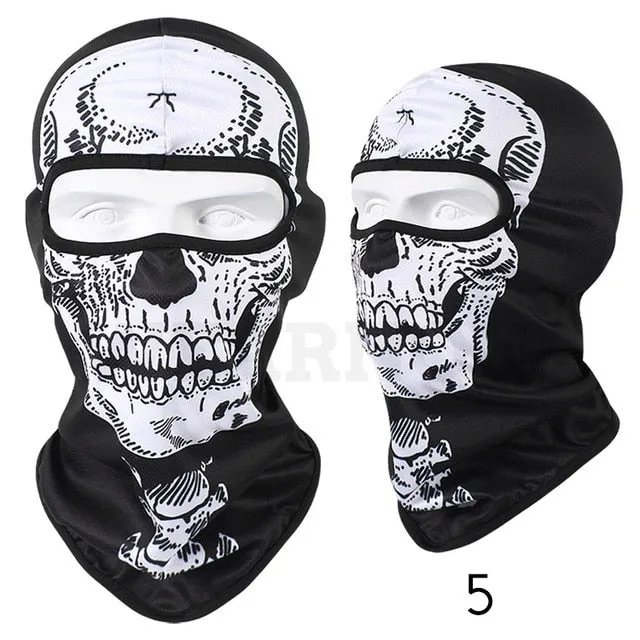 Winter face Hats Quick-drying Breathable Skull Cap Outdoor -Horror Mask