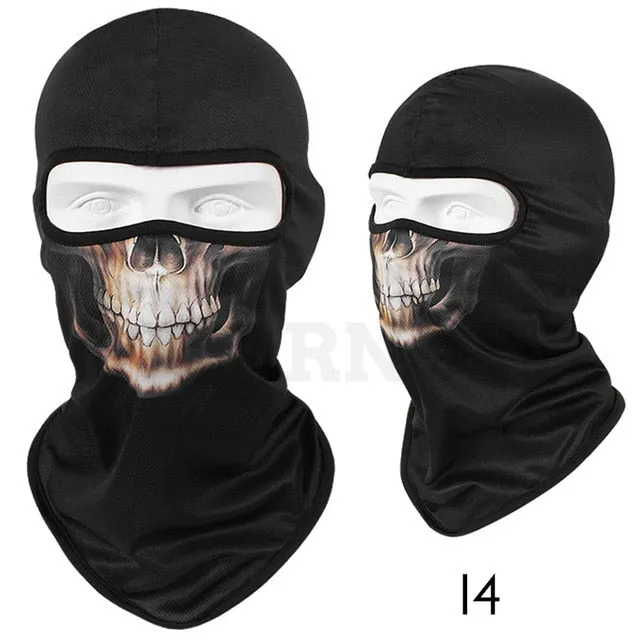 Winter face Hats Quick-drying Breathable Skull Cap Outdoor -Horror Mask