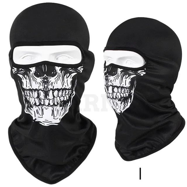 Winter face Hats Quick-drying Breathable Skull Cap Outdoor -Horror Mask