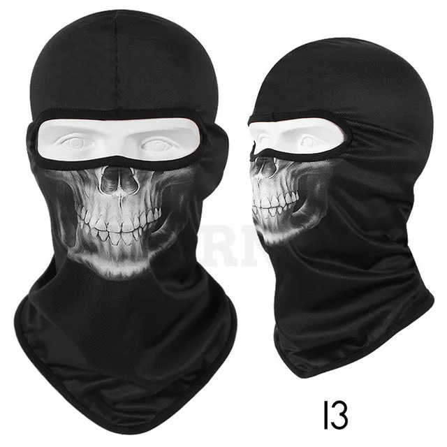 Winter face Hats Quick-drying Breathable Skull Cap Outdoor -Horror Mask