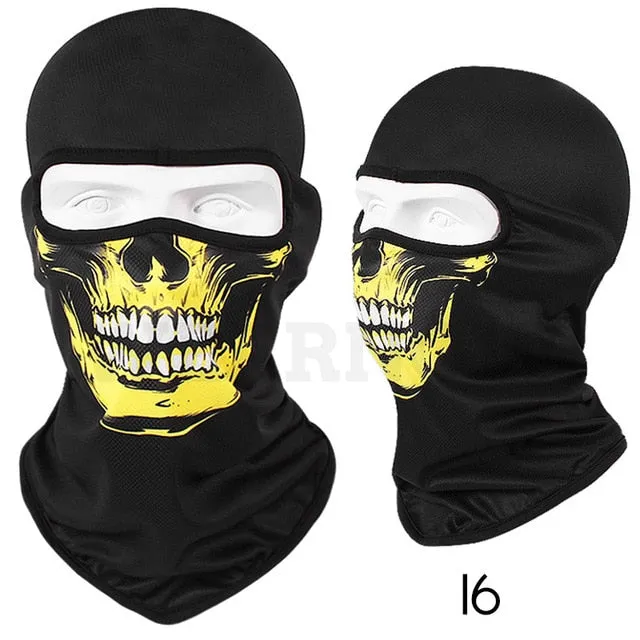 Winter face Hats Quick-drying Breathable Skull Cap Outdoor -Horror Mask