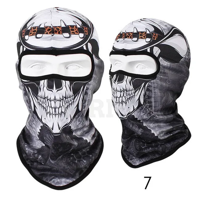 Winter face Hats Quick-drying Breathable Skull Cap Outdoor -Horror Mask