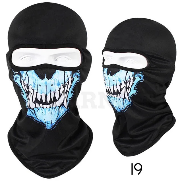 Winter face Hats Quick-drying Breathable Skull Cap Outdoor -Horror Mask