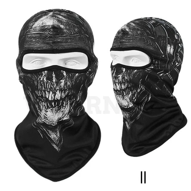 Winter face Hats Quick-drying Breathable Skull Cap Outdoor -Horror Mask