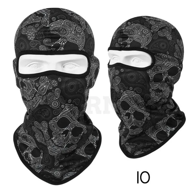Winter face Hats Quick-drying Breathable Skull Cap Outdoor -Horror Mask
