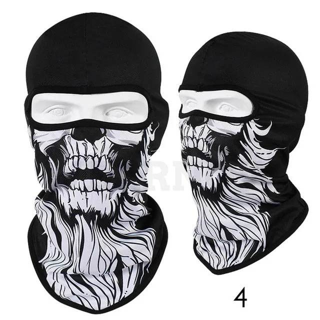 Winter face Hats Quick-drying Breathable Skull Cap Outdoor -Horror Mask