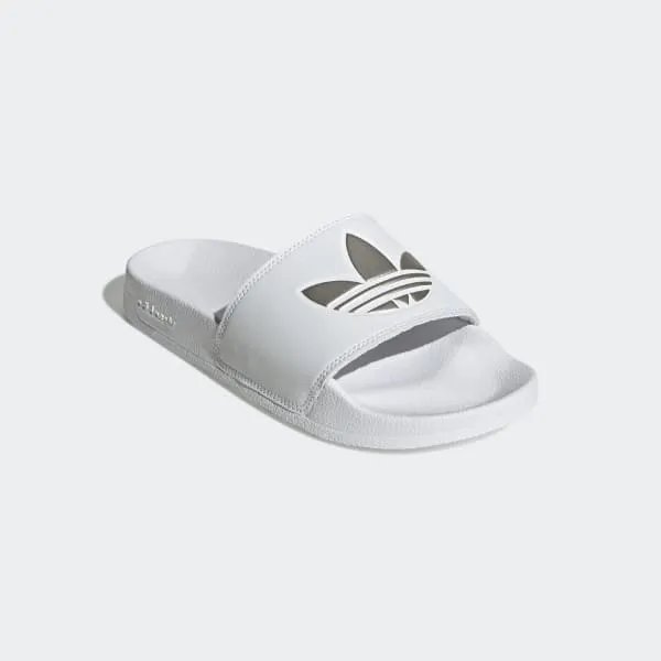 Womens Adilette Lite - White/Silver