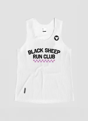 Women's Fly Singlet - Run Club White