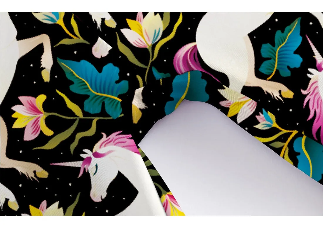 Women's Legging Colored Horse Flower Fitness Pants