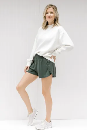 X Smoked Spruce Elastic Work Out Short